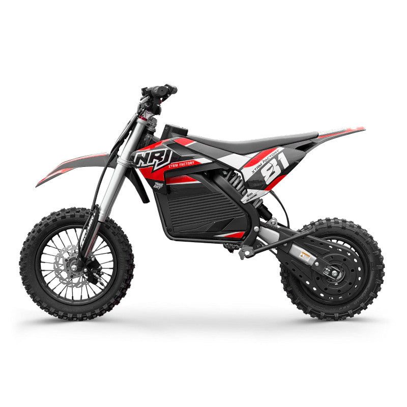 Moto enfant électrique lithium NRJ 1000W 12/10 Bleu — photo 6