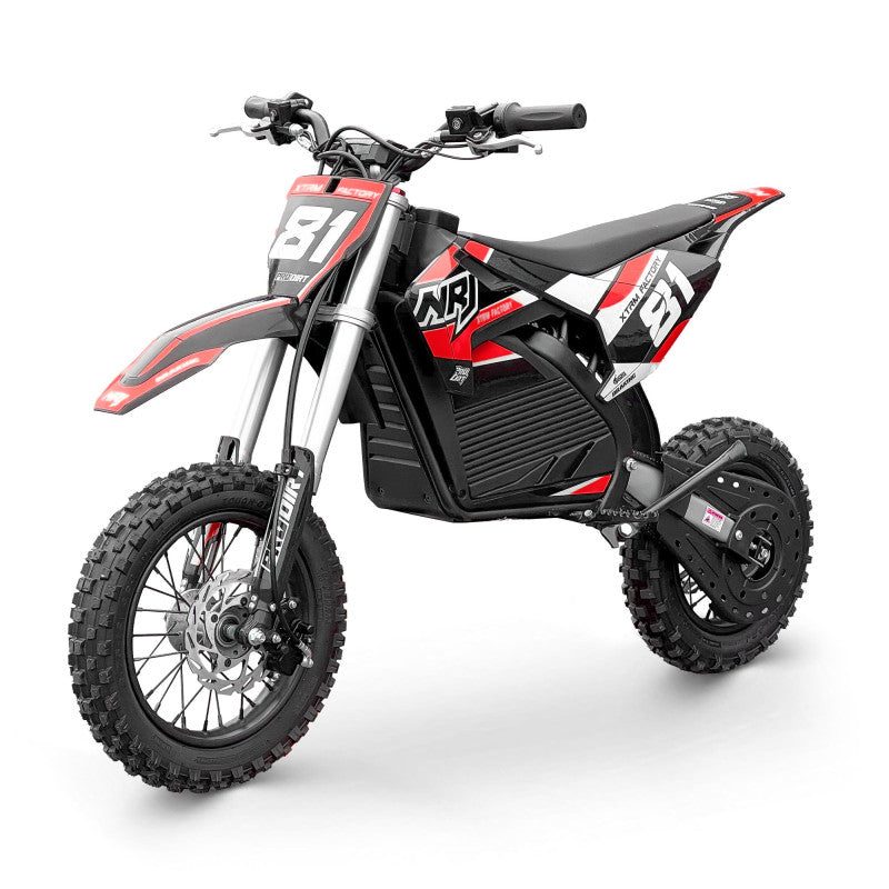 Moto enfant électrique lithium NRJ 1000W 12/10 Bleu — photo 7