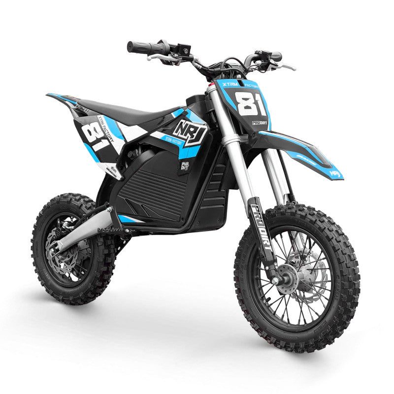 Moto enfant électrique lithium NRJ 1000W 12/10 Bleu — photo 8