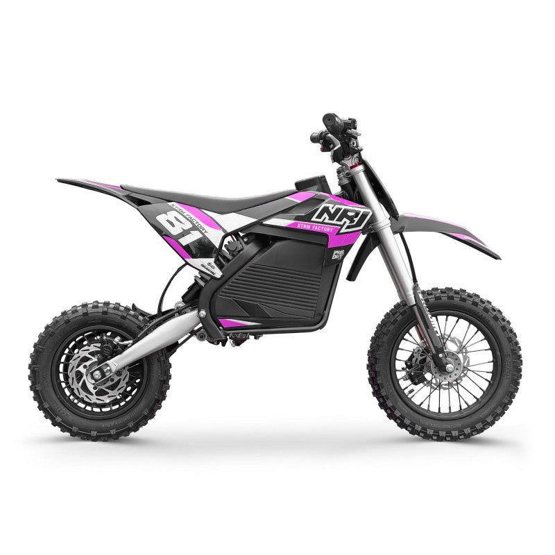 Moto enfant électrique lithium NRJ 1000W 12/10 Bleu — photo 13