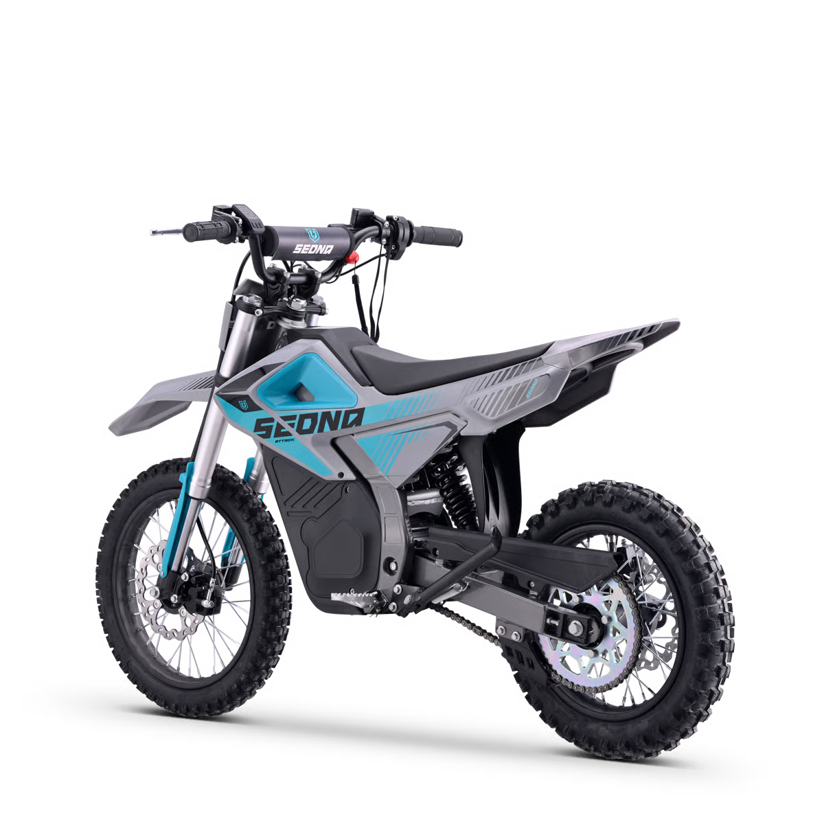 Dirt bike enfant électrique sedna attack 1200 Bleu — photo 4
