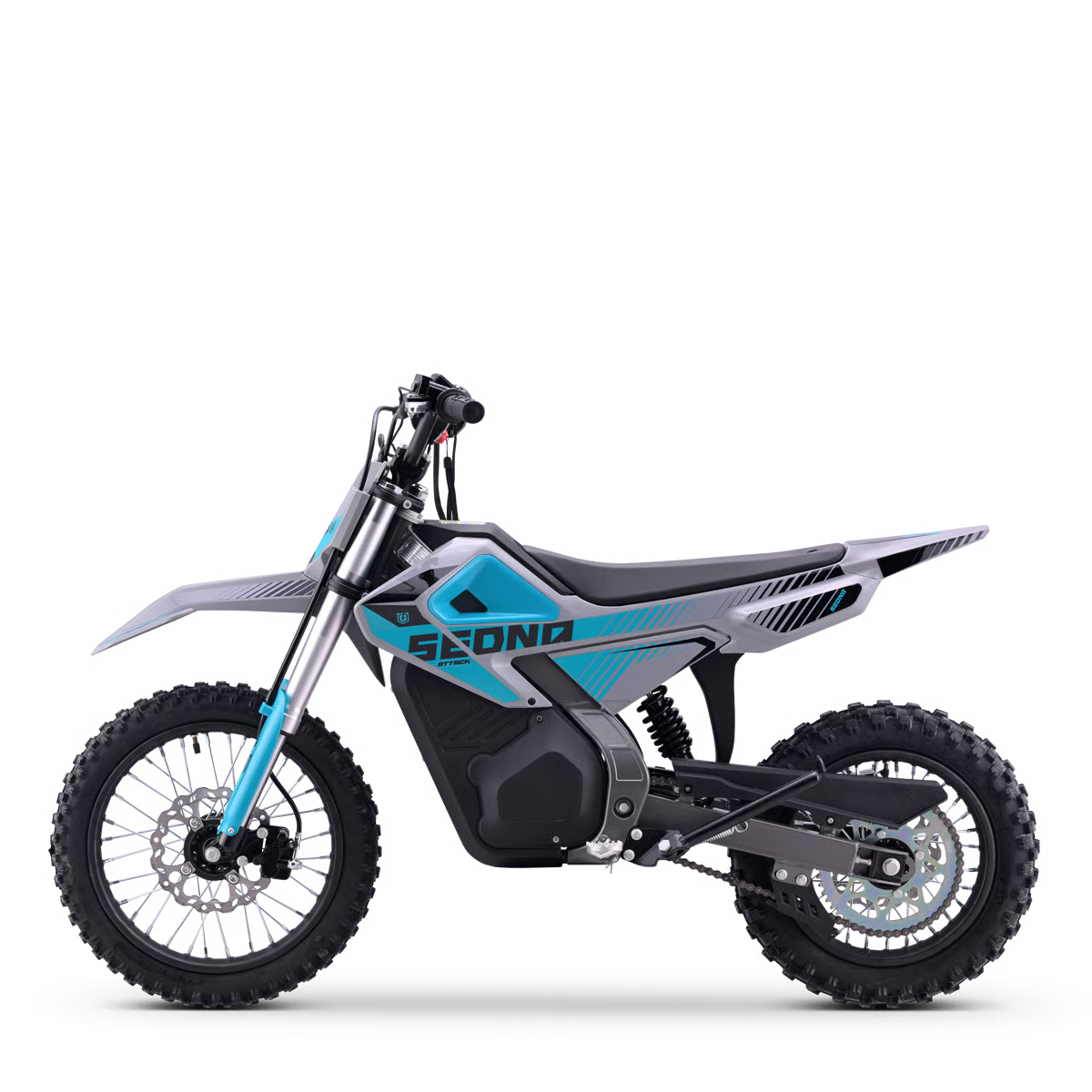 Dirt bike enfant électrique sedna attack 1200 Bleu — photo 5