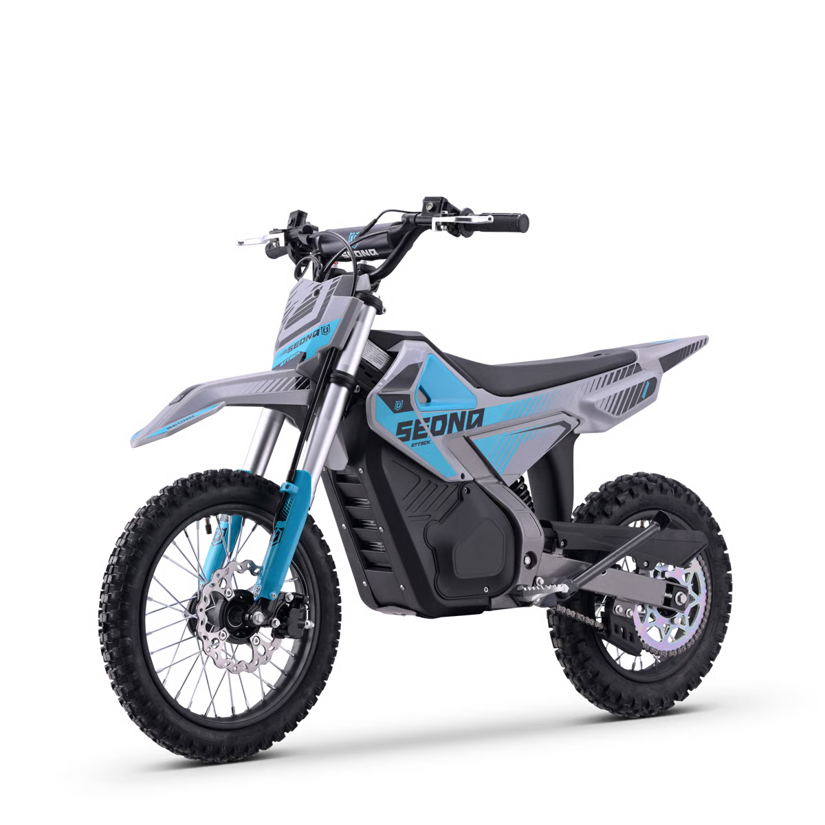 Dirt bike enfant électrique sedna attack 1200 Bleu — photo 6