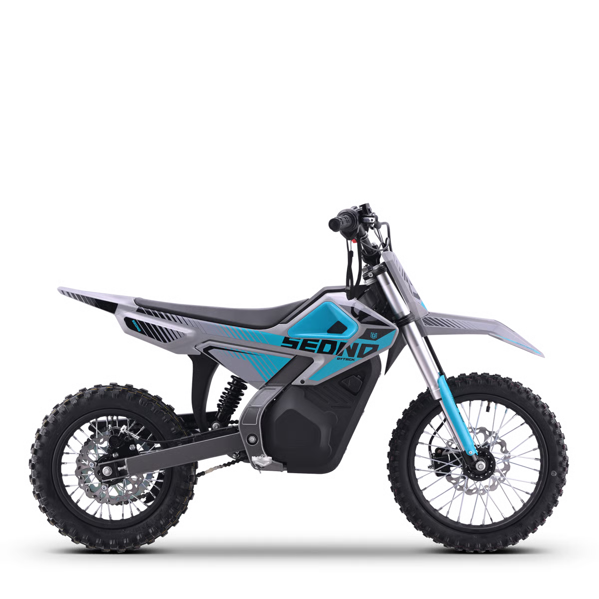 Dirt bike enfant électrique sedna attack 1200 Bleu — photo 9