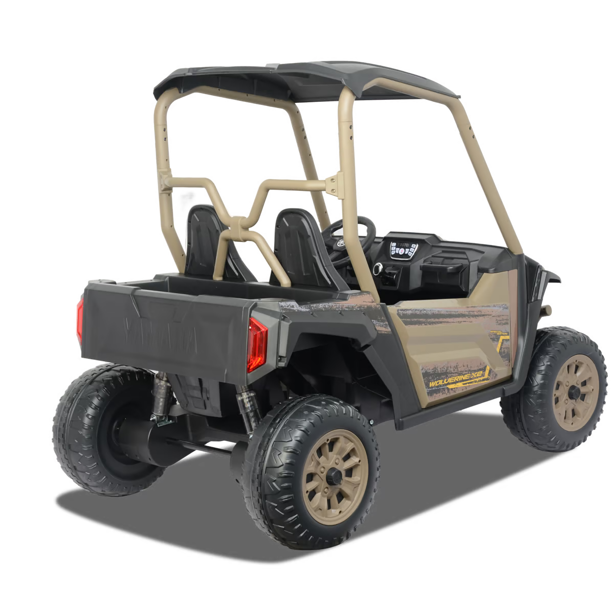 Buggy électrique enfant Yamaha Wolverine X2 Beige — photo 3