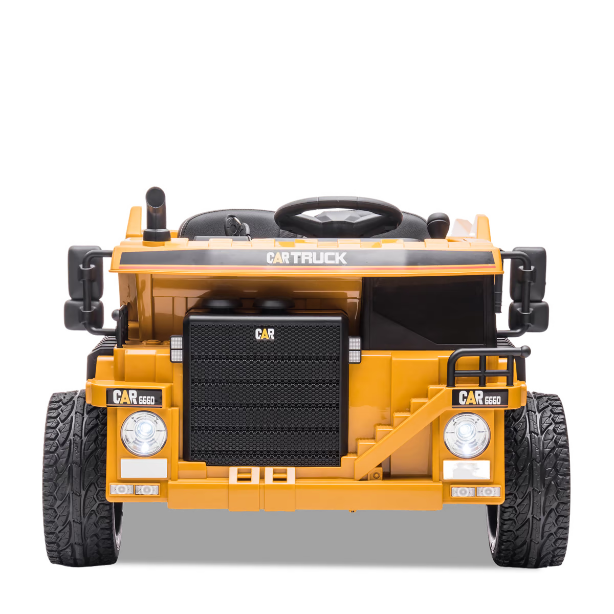 Camion de chantier électrique enfant xl avec benne 12v Orange — photo 3