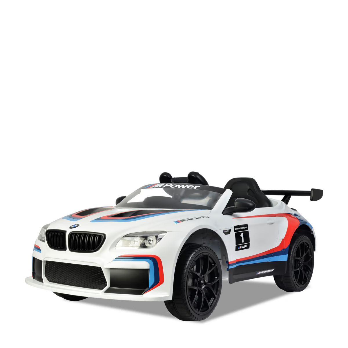 Voiture électrique enfant bmw m6 gt3 Blanc — photo 2