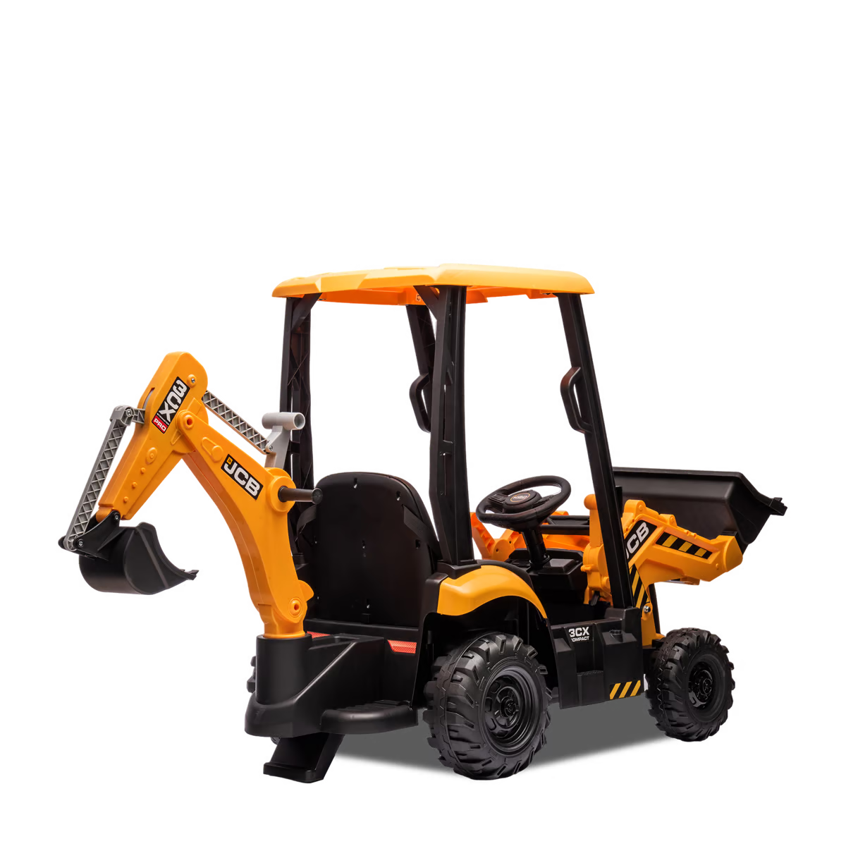 Tractopelle électrique enfant jcb 12v Jaune — photo 6