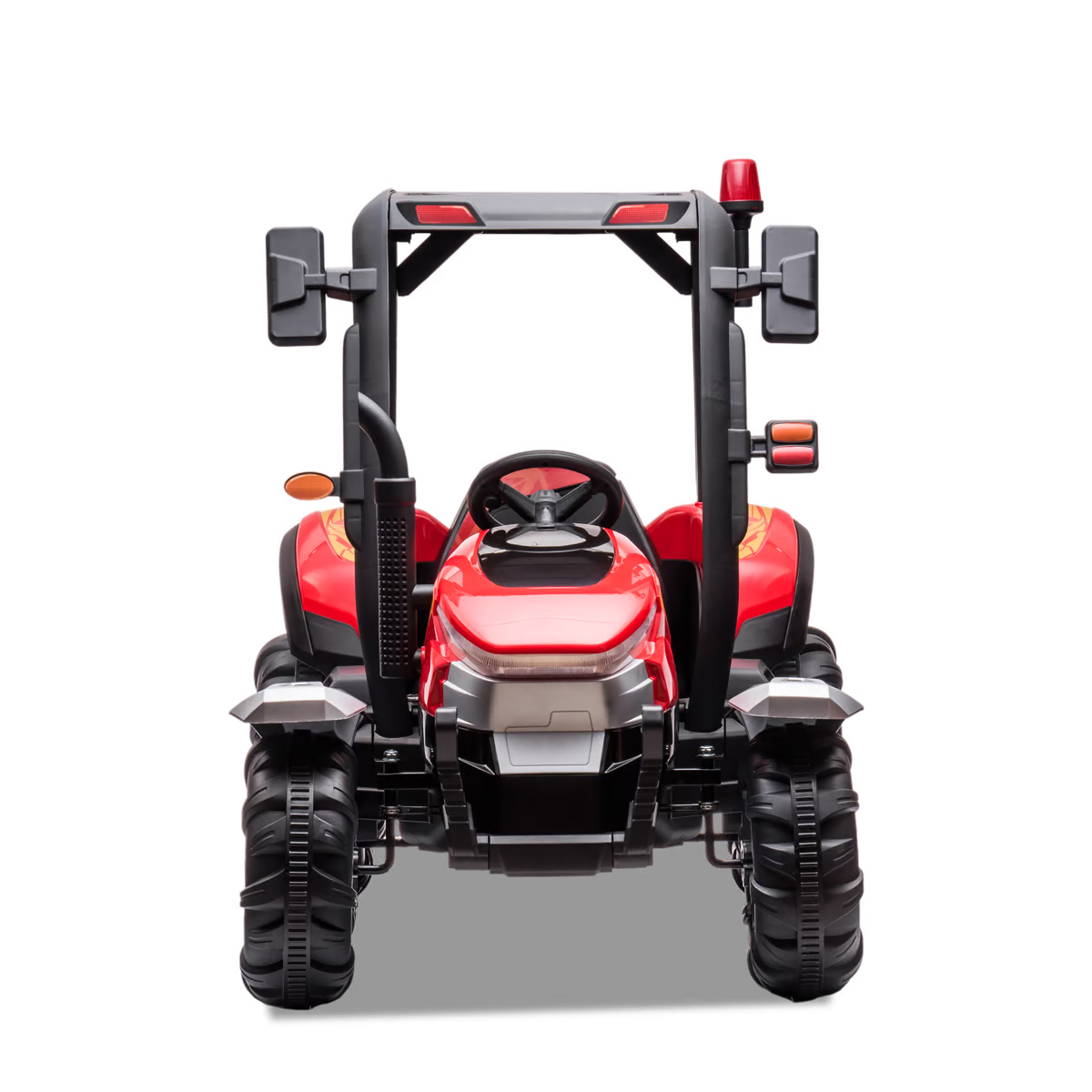 Tracteur enfant électrique agricole xl avec remorque Rouge — photo 3