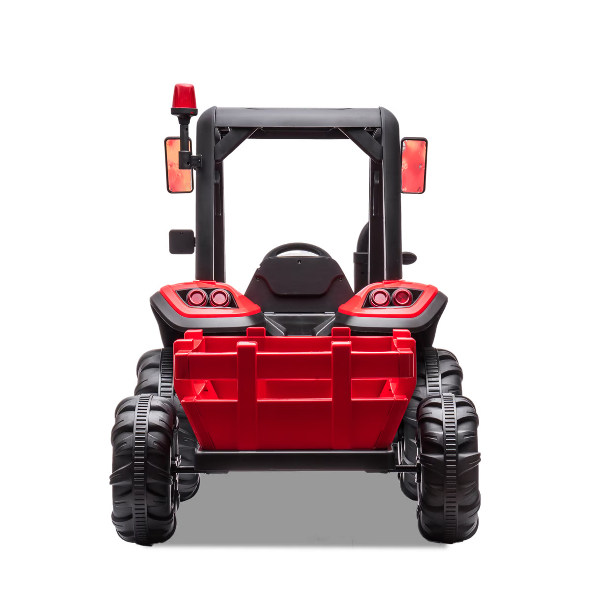 Tracteur enfant électrique agricole xl avec remorque Rouge — photo 4