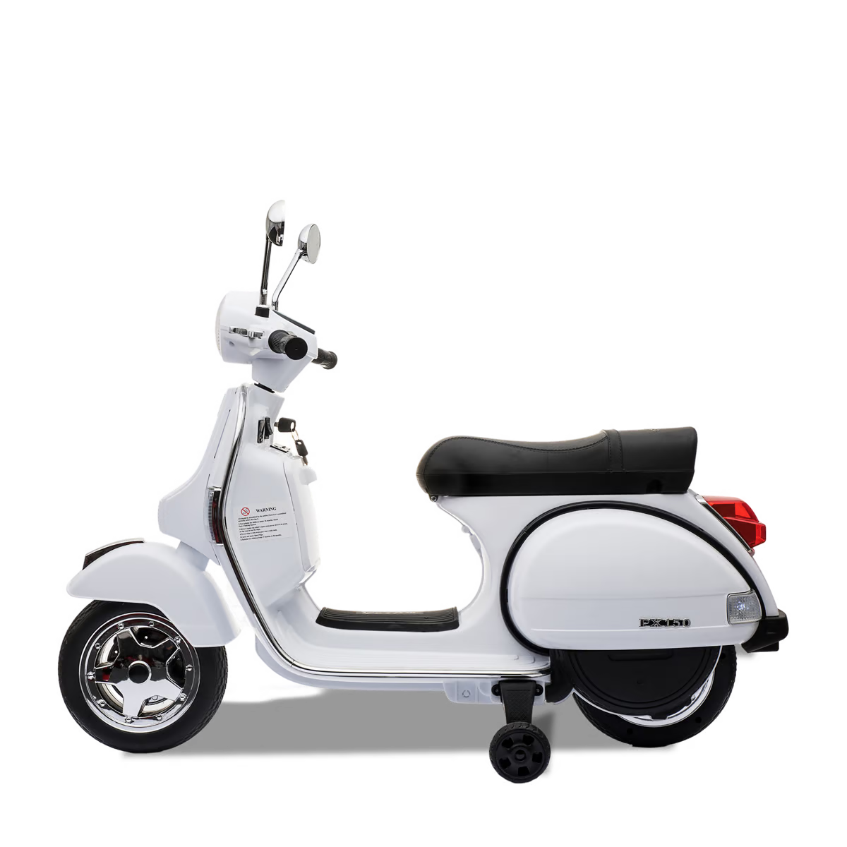 Scooter électrique enfant piaggio vespa px150 Blanc — photo 6