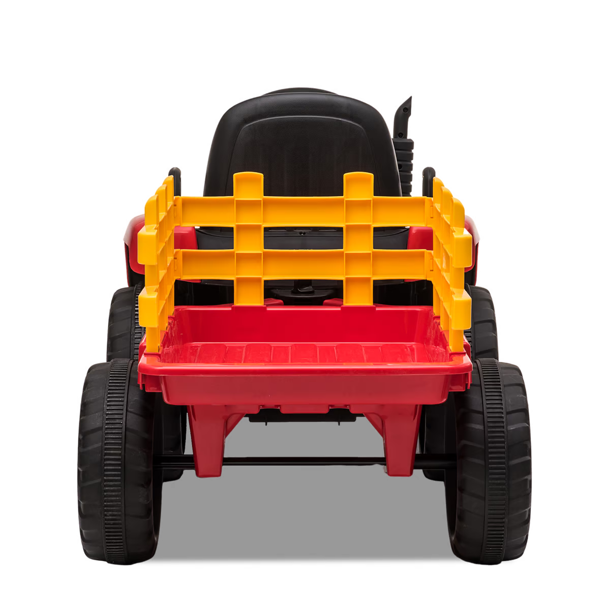 Tracteur électrique enfant avec remorque Rouge — photo 3