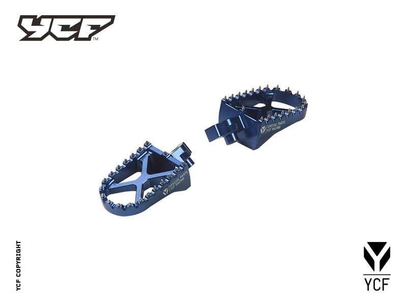 Jeu De Repose Pied Aluminium Bleu — photo 2
