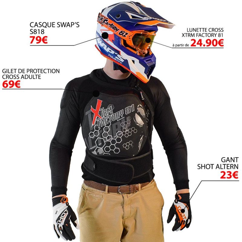 Gilet de protection adulte homologué XTRM Factory 81 — photo 4