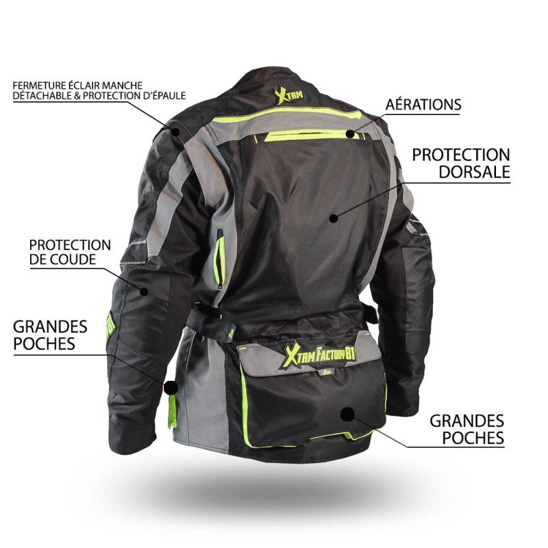 Blouson moto enfant enduro / route XTRM Factory 81 — photo 4