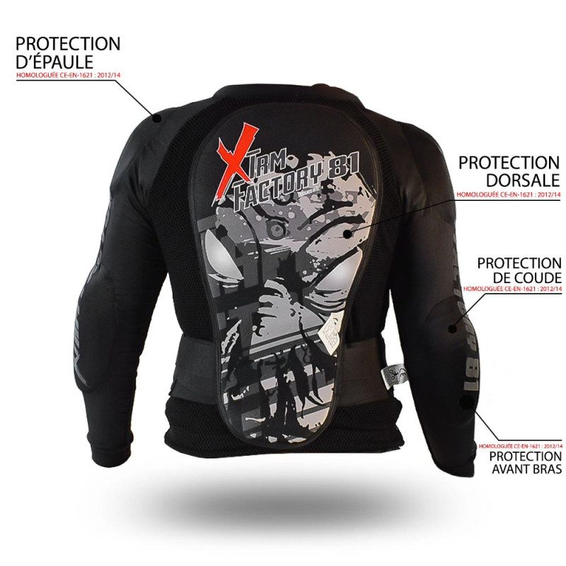 Gilet de protection enfant homologué XTRM Factory 81 — photo 4