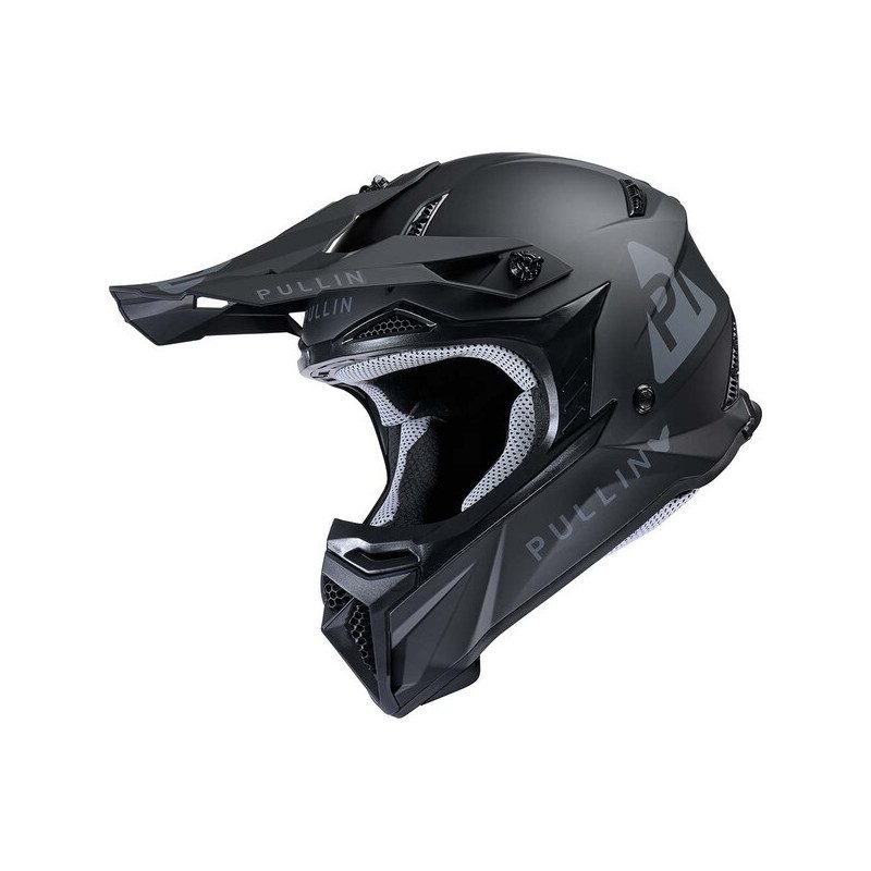 Casque cross Pull In Solid noir — photo 2