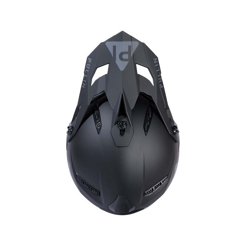 Casque cross Pull In Solid noir — photo 3